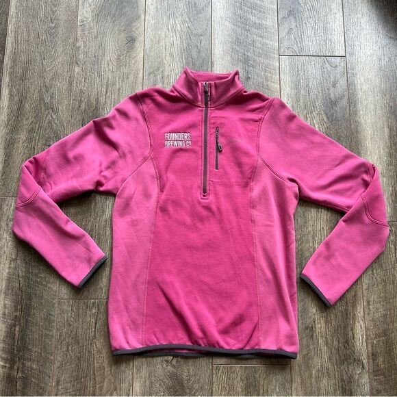 Patagonia Piton Hybrid Pullover Polartec 1/4 Zip Fleece Jacket Founders Brewing - Picture 6 of 9
